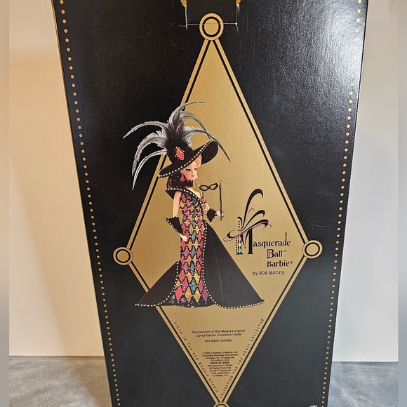 Bob Mackie Masquerade Ball Barbie Doll - Vintage NIB - Picture 6 of 7